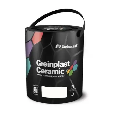Farba ceramiczna plamoodporna Greinplast FWC01 1L Śnieżna biel
