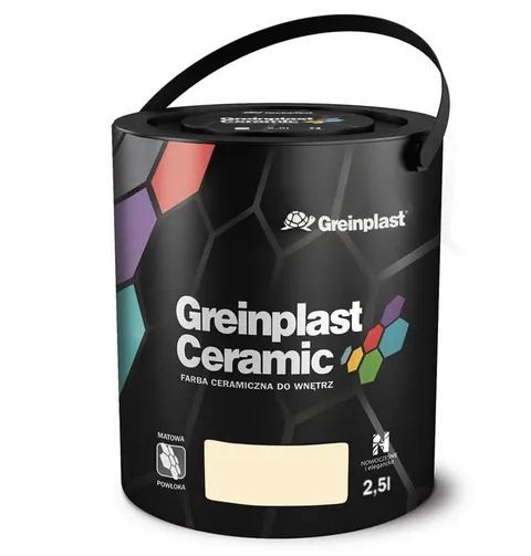 Farba ceramiczna plamoodporna Greinplast FWC04 2,5L Popołudniowe Cappuccino