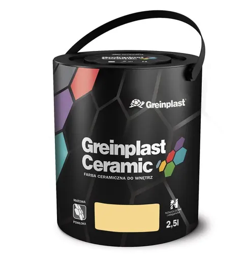 Farba ceramiczna plamoodporna Greinplast FWC14 2,5L Świetlisty bursztyn