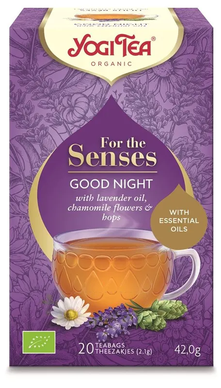 Herbatka dla Zmysłów na Dobranoc BIO (20 x 2,1 g) 42 g Yogi Tea