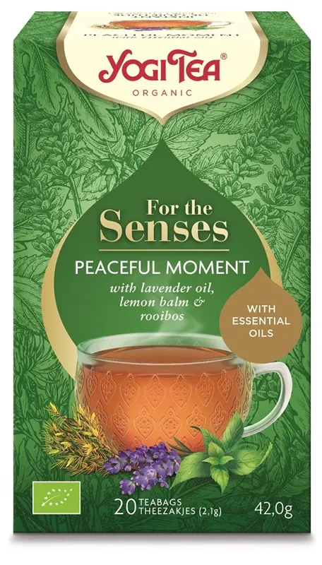 Herbatka dla Zmysłów Spokój BIO (20 x 2,1 g) 42 g Yogi Tea