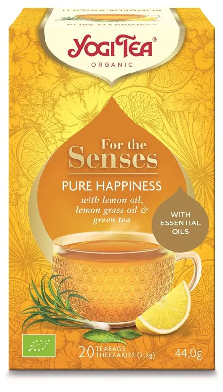 Herbatka dla Zmysłów Szczęście BIO (20 x 2,2 g) 44 g Yogi Tea