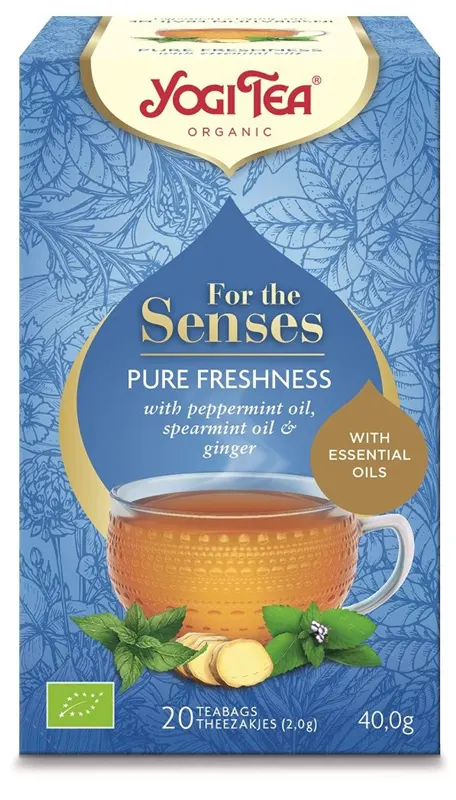 Herbatka dla Zmysłów Świeżość BIO (20 x 2,0 g) 40 g Yogi Tea