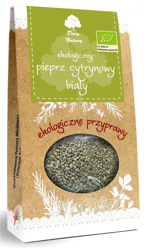 Pieprz Biały Cytrynowy BIO 50 g Dary Natury