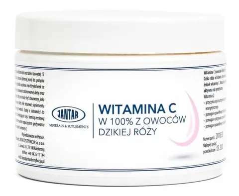 Witamina C z Dzikiej Róży w Proszku 300 g Jantar