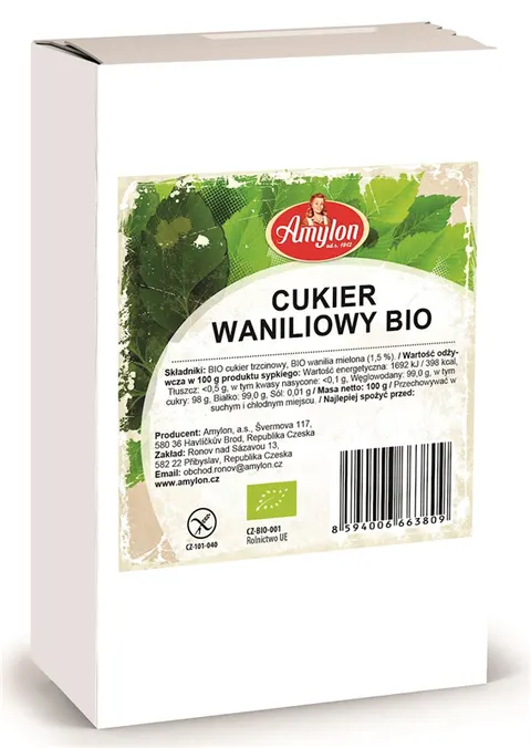 Cukier Waniliowy BIO 100 g Amylon