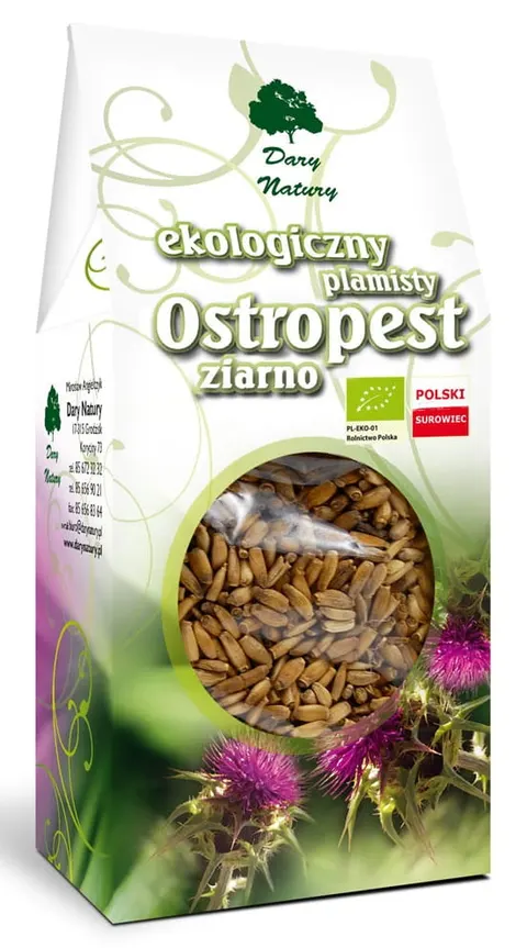 Ostropest Plamisty Ziarno BIO 200 g Dary Natury