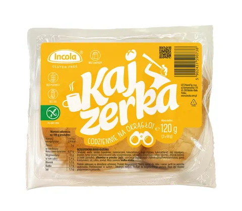 Bułki Kajzerki Bezglutenowe (2 x 60 g) 120 g Incola