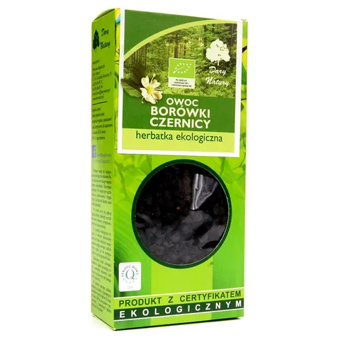 Herbatka Owoc Borówki Czernicy BIO 100 g Dary Natury