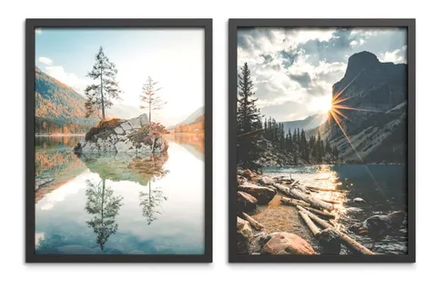 Zestaw obrazów Styler Wall Set Scenery FR383 2 × 30 × 40 cm