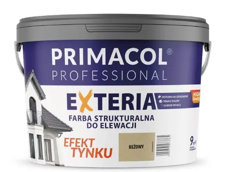 Elewacyjna farba strukturalna Exteria beżowy 4,5 l