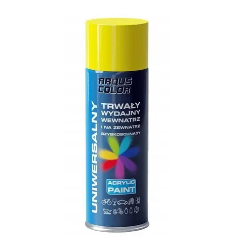 Lakier akrylowy spray 400ml uniwersalny żółty 1023