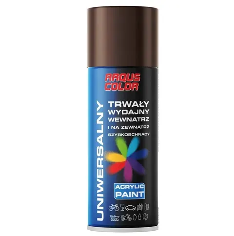 Lakier akrylowy spray 400ml uniwersalny brązowy 8011