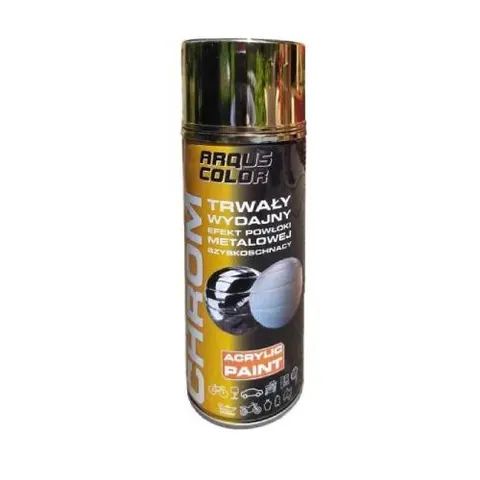 Lakier akrylowy spray 400ml chrom złoty lustrzany