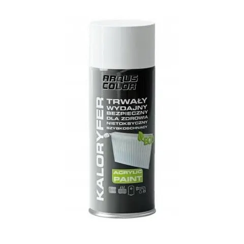 Lakier akrylowy do grzejników 400 ml biały matowy spray