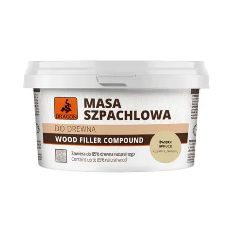 Masa szpachlowa do drewna DRAGON 0,25 kg świerk