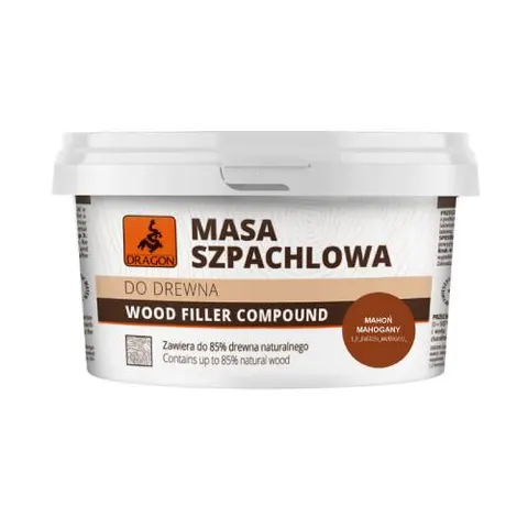 Masa szpachlowa do drewna DRAGON 0,25 kg mahoń