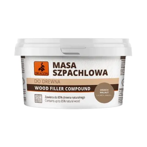 Masa szpachlowa do drewna DRAGON 0,25 kg orzech