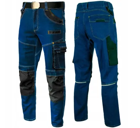 JEANS STRETCH BLUE spodnie do pasa XXXL