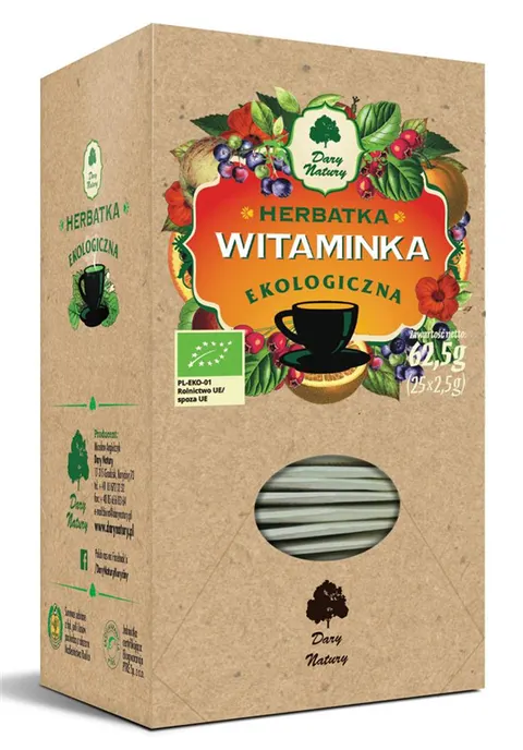 Herbatka Witaminka BIO (25 x 2,5 g) Dary Natury