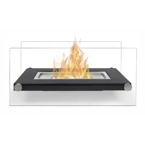 Biokominek stołowy Madryt Black BK04 35 cm czarny