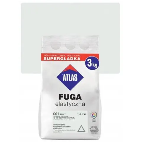 Atlas fuga elastyczna, 001 biały, 3 kg