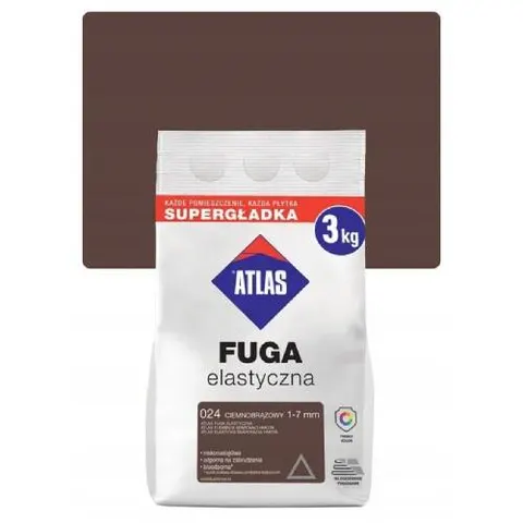 Atlas fuga elastyczna, 024 ciemnobrązowy, 3 kg