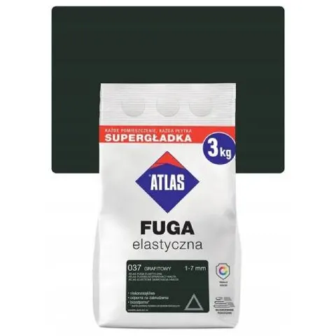Atlas fuga elastyczna, 037 grafitowy, 3 kg