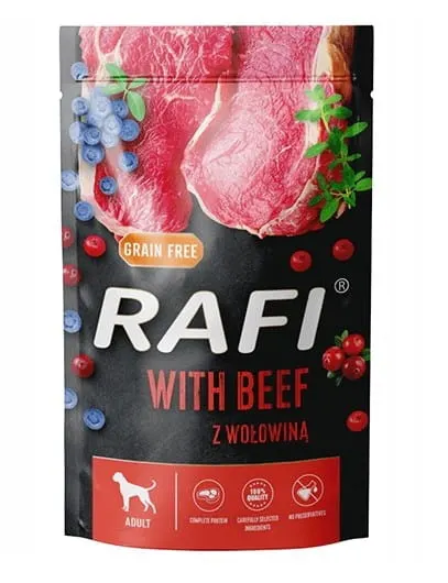 RAFI saszetka dla psa 500 g wołowina