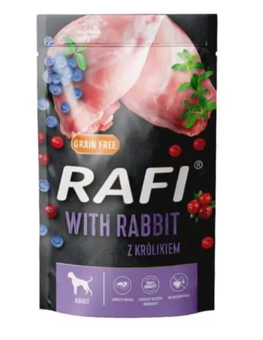 RAFI saszetka dla psa 500 g królik