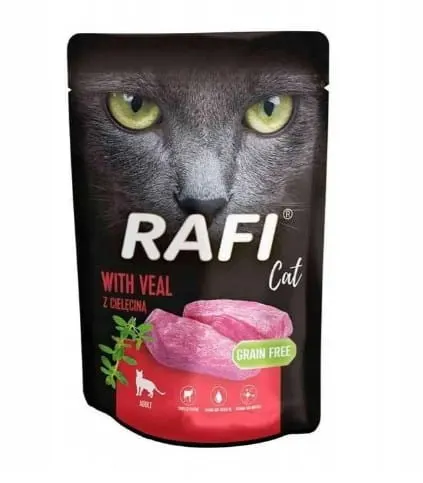 RAFI Karma Mokra Pasztet Dla Kota z Cielęciną 100g - 1 szt.