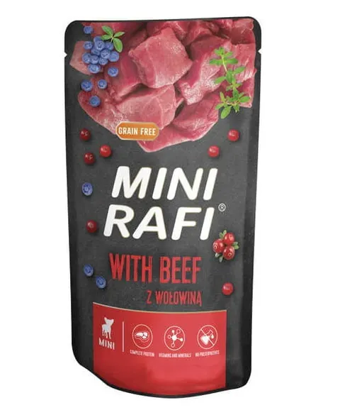 RAFI mini saszetka dla psa 150 g wołowina