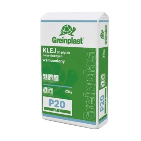 Greinplast klej do płytek ceramicznych i gresowych elastyczny P20 25 kg