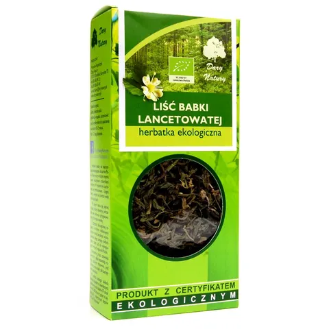 Herbatka Liść Babki Lancetowatej BIO 25 g Dary Natury