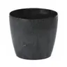 Donica MAGNOLIA 15,5 cm ECO recycled - czarny beton