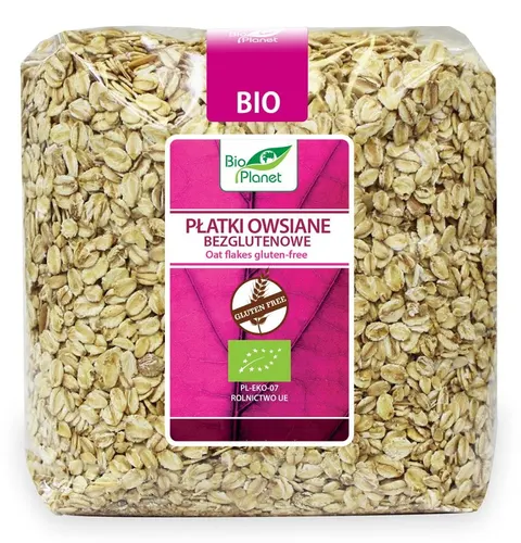Płatki Owsiane Bezglutenowe BIO 1 kg Bio Planet