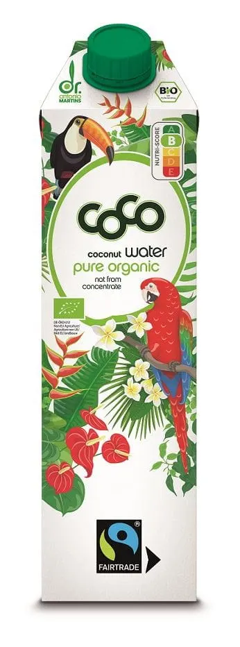 Woda Kokosowa BIO FT 1 litr Coco Dr. Martins