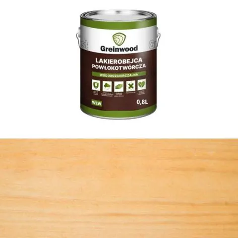 Greinplast Lakierobejca wodorozcieńczalna WLW 101 Sosna limba 0,8L
