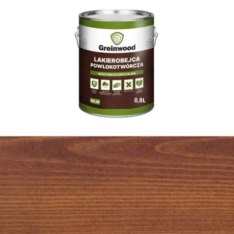 Greinplast Lakierobejca wodorozcieńczalna WLW 111 Teak naturalny 0,8L