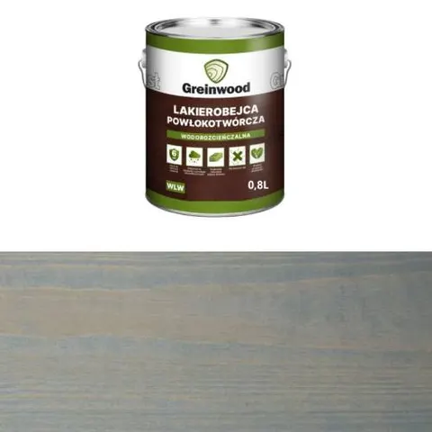 Greinplast Lakierobejca wodorozcieńczalna WLW 050 Szary krakowski 0,8L