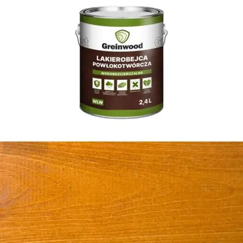 Greinplast Lakierobejca wodorozcieńczalna WLW 104 Dąb królewski 2,4L