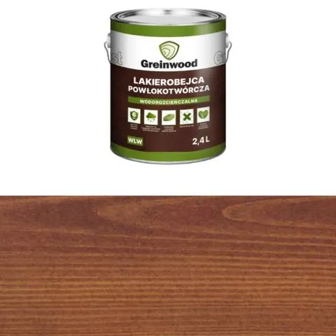 Greinplast Lakierobejca wodorozcieńczalna WLW 111 Teak naturalny 2,4L