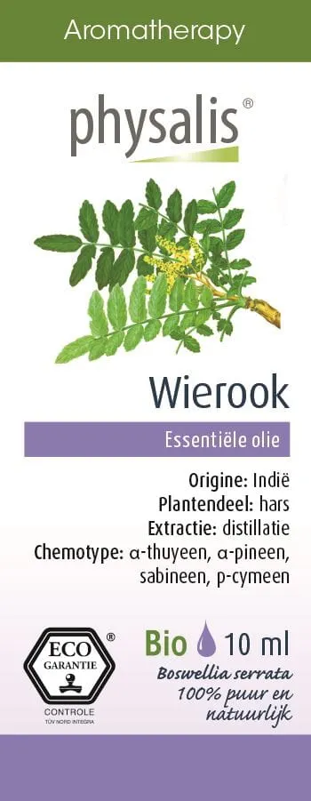 Olejek Eteryczny Wierook, Kadzidłowiec EKO 10 ml Physalis