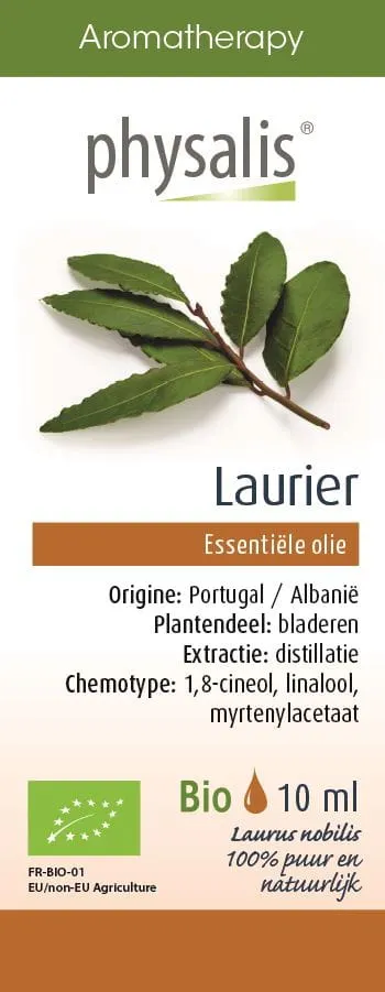 Olejek Spożywczy Laurier, Wawrzyn Szlachetny BIO 10 ml Physalis
