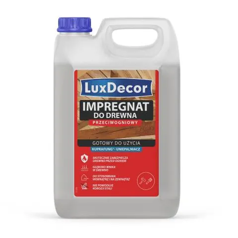 Impregnat do drewna przeciwogniowy bezbarwny 5 kg