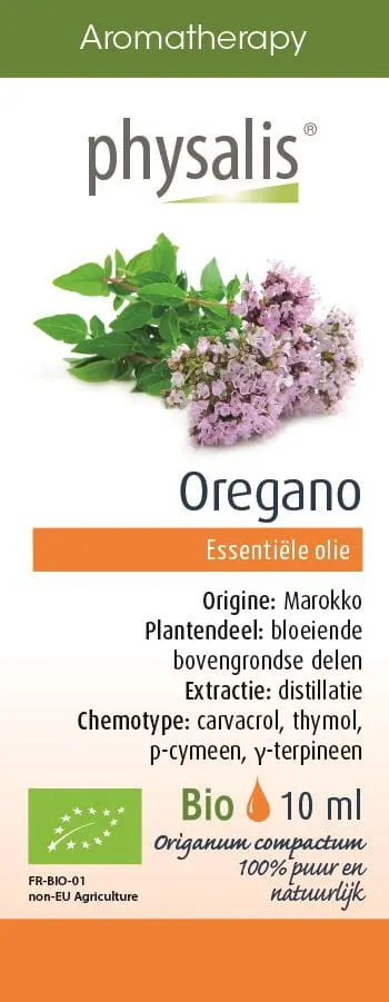 Olejek Spożywczy Oregano BIO 10 ml Physalis