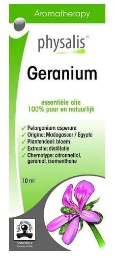 Olejek Eteryczny Geranium, Pelargonia EKO 10 ml Physalis