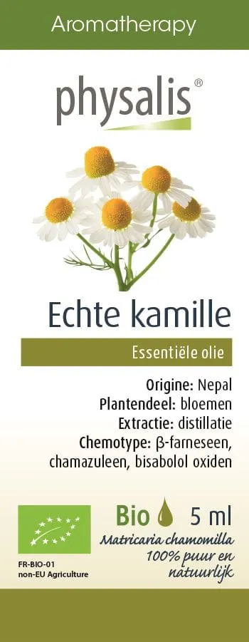 Olejek Spożywczy Echte Kamille, Rumianek Pospolity BIO 5 ml Physalis