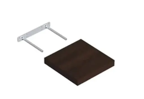 Półka samowisząca wenge FS 24/24 235x235