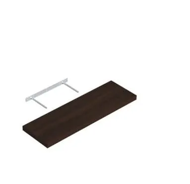Półka samowisząca wenge FS 80/24 795x235